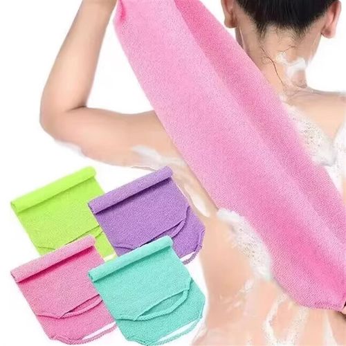 弹性强力可拉伸尼龙长条拉背条桑拿搓泥搓灰家用搓澡巾洗澡神器MZ