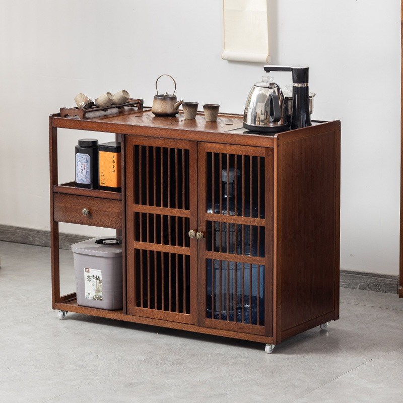 移动功夫茶桌家用茶车客厅全自动烧水壶泡茶一体茶几阳台茶具茶台