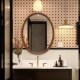 法式 饰镜 复古智能镜子浴室轻奢壁挂镜中古风卧室梳妆镜客厅玄关装
