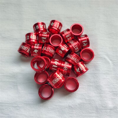 定制观赏鸽信鸽子八鹩哥高飞翻翻种鸽彩铝识别脚环足环私人环定做