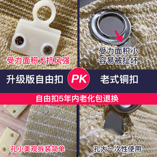 遮阳网家用防晒隔热庭院植物遮阴网楼顶加密阳台花园多肉加厚