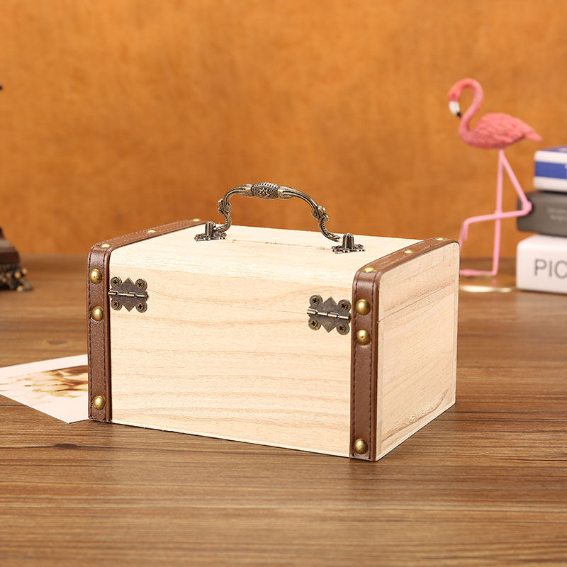 实木存钱罐儿童密码箱储蓄罐男孩储钱罐可存可取保险盒带锁收纳盒,节庆用品/礼品,储蓄罐,淘宝优惠券,粉丝福利购,淘宝优惠卷