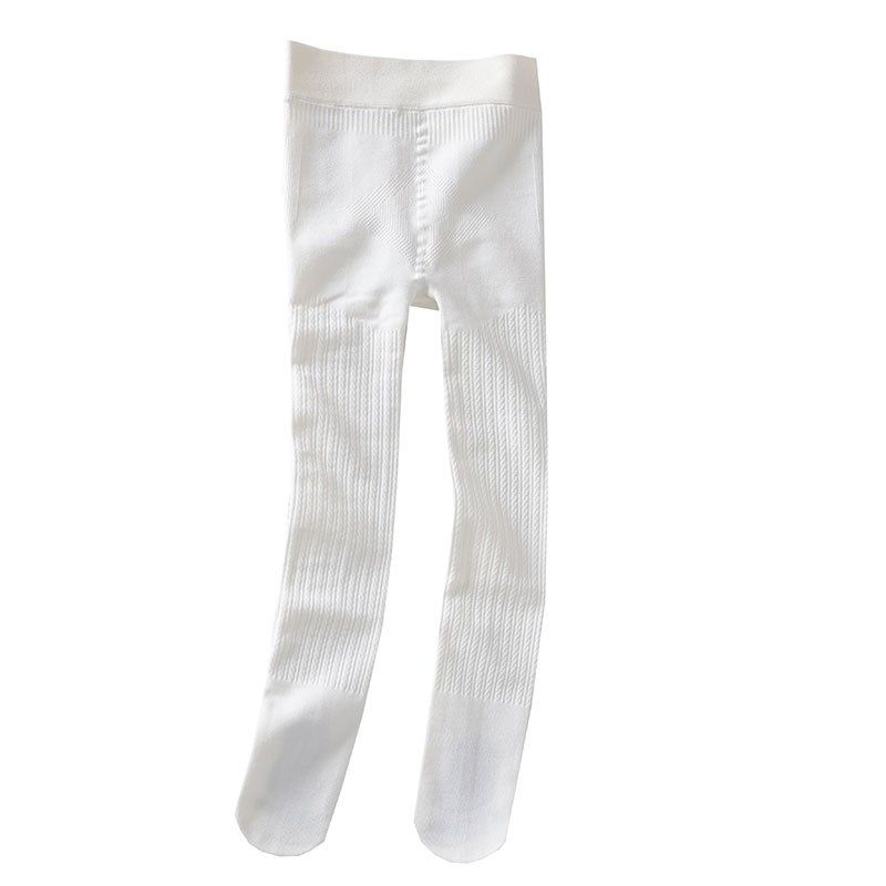 女童打底裤袜裤儿童裤袜春秋薄绒新款打底袜女白色舞蹈袜加绒外穿