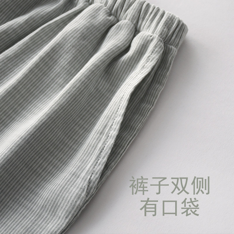 荷叶边格子睡衣女士夏季纯棉纱布薄款宽松吊带背心短裤家居服套装