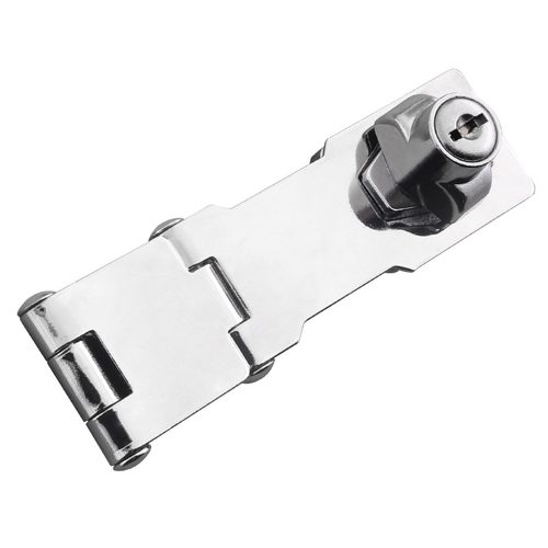 免打孔可折叠玻璃柜锁展示柜门锁对开门橱窗锁酒柜推拉门锁扣卡扣