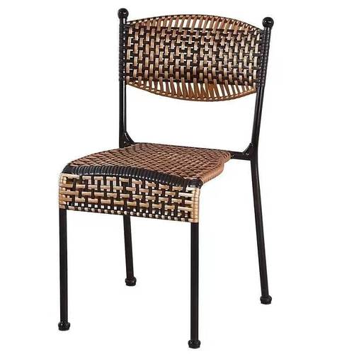 藤编椅子凳子家用户外塑料编织儿童座椅折叠室内单人小凳子靠背椅