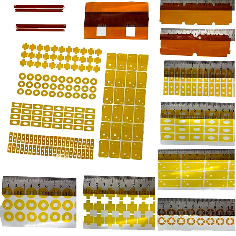 茶色高温胶带双面金手指胶带聚酰亚胺薄膜胶带耐高温绝缘纸长30M