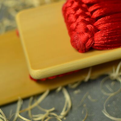 包邮精制款纯手工快板曲艺表演七快板瀑布扣成人连花落快板