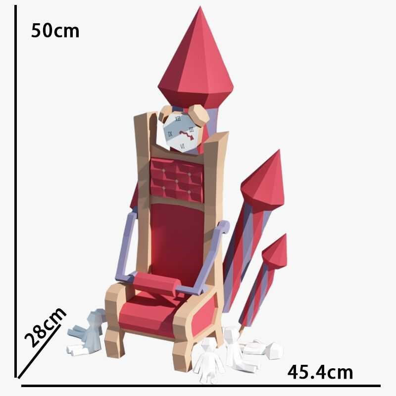 第五人格狂欢之椅立体模型周边纸模DIY手工模型摆件3D纸模摆件