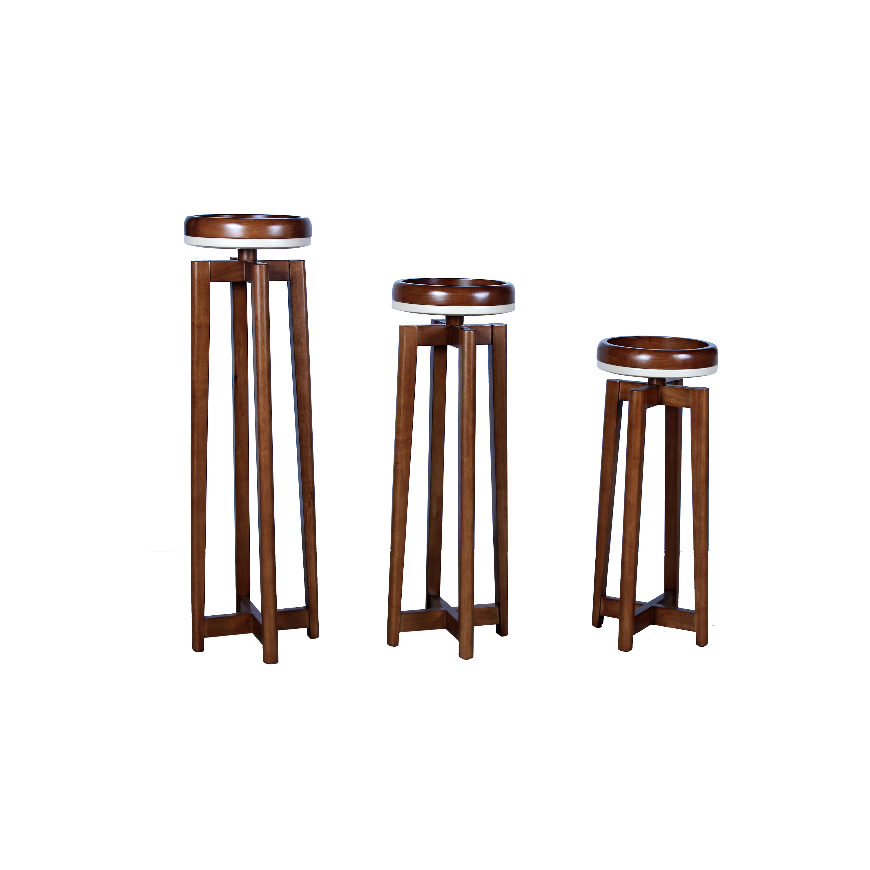 森盛家具 锐璞阳台豪宅全实木轻奢美式奢华客厅花瓶架花架 