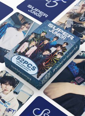 新92张小卡SUPER JUNIOR周边明星明信片收藏照片卡贴纸LOMO卡批发