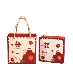 高档新款结婚喜糖盒子大号可装烟马口铁盒新婚礼礼盒空盒糖果包装