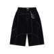 复古解构明线多口袋工装 短裤 男女设计感阔腿裤 美式 牛仔七分裤 潮牌