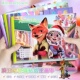 疯狂动物城2图画本A4美术画画本加厚绘画本小学生专用画画贴纸本