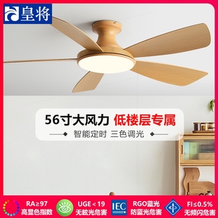 餐厅客厅吊扇扇灯家用一体吊灯带电扇灯吊 吸顶风扇灯2025年新款