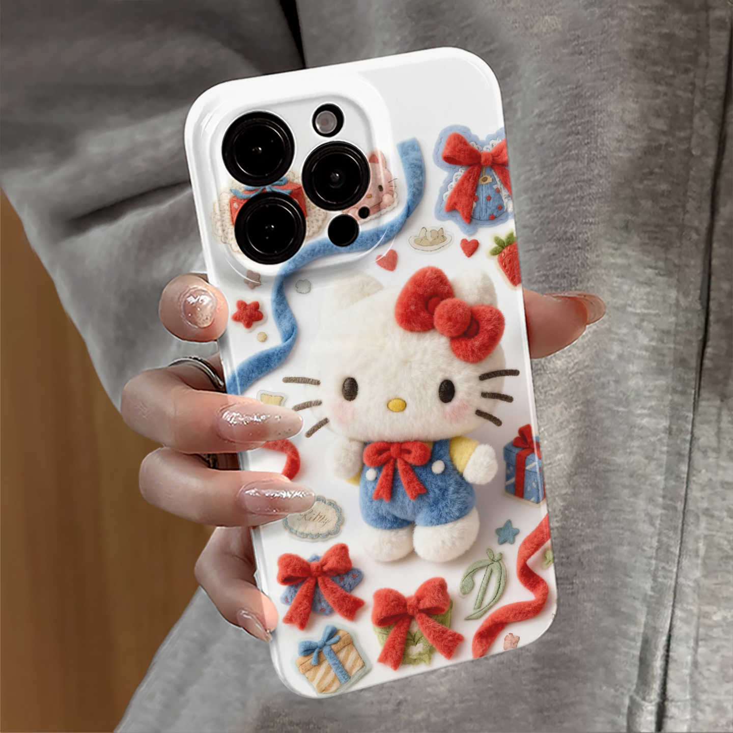 适用苹果16promax手机壳iPhone17pro卡通ip15pro新款13华为14小米12防摔套oppo礼物kt猫红米11全包vivo荣耀e