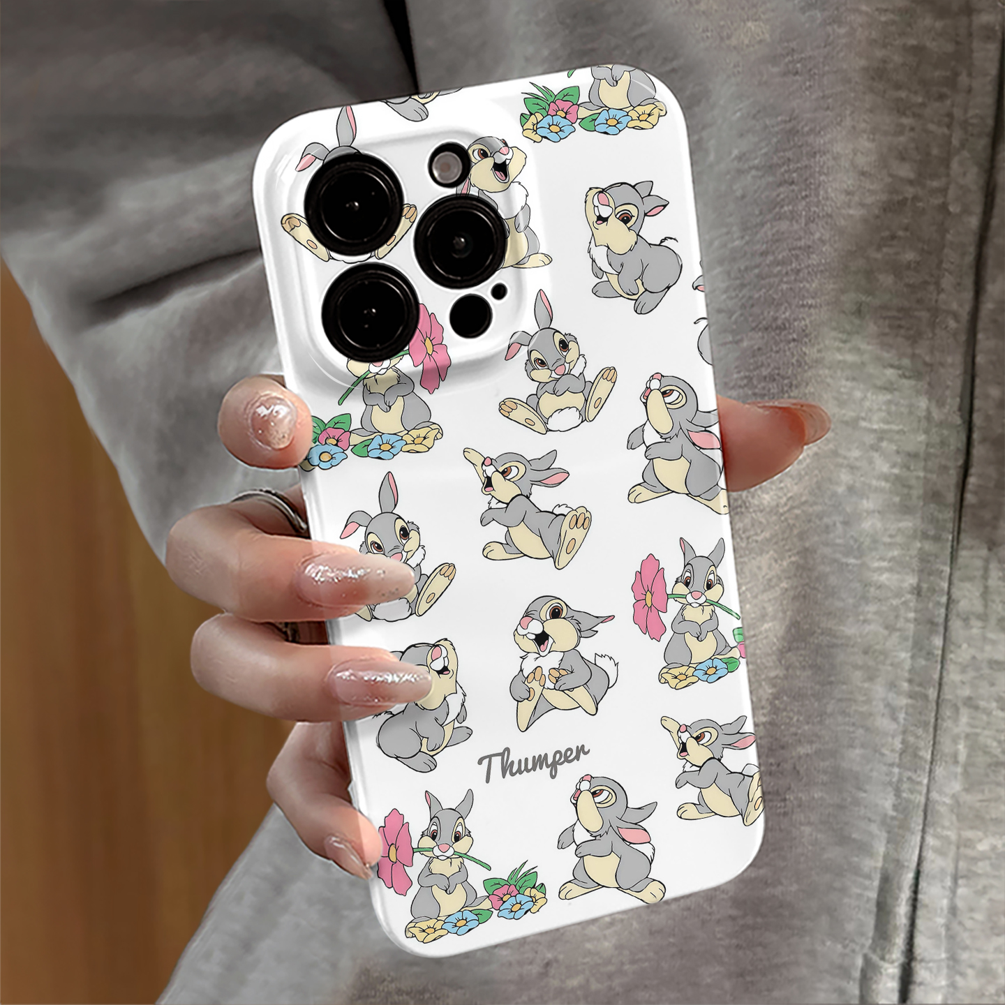 适用苹果15promax手机壳女iPhone16pro新款13小米xsmax华为14卡通mate防摔vivo红米16e满屏小兔oppo套12荣耀1