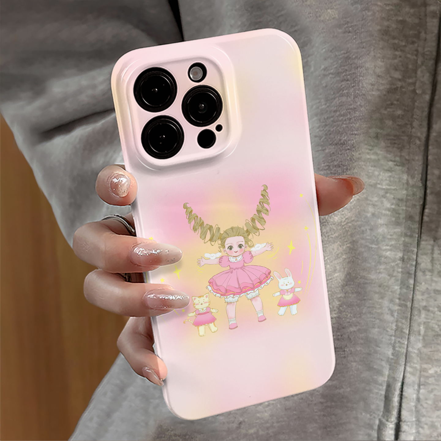 适用苹果15pro手机壳女iPhone16promax新款13小米xsmax华为14个性mate防摔vivo红米16e猫咪女孩oppo套12荣耀1