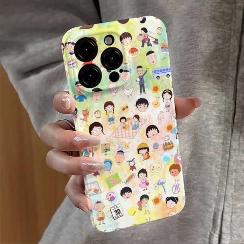 适用iPhone16promax手机壳女苹果15pro新款14小米xsmax华为13卡通mate红米oppo防摔16e小丸子vivo套12荣耀11