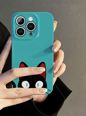 适用于华为nova10pro手机壳菲林黑色猫咪7se套全包畅享50防摔nove5pro网红4新6高级感8男女款曲面屏Hinova9硬