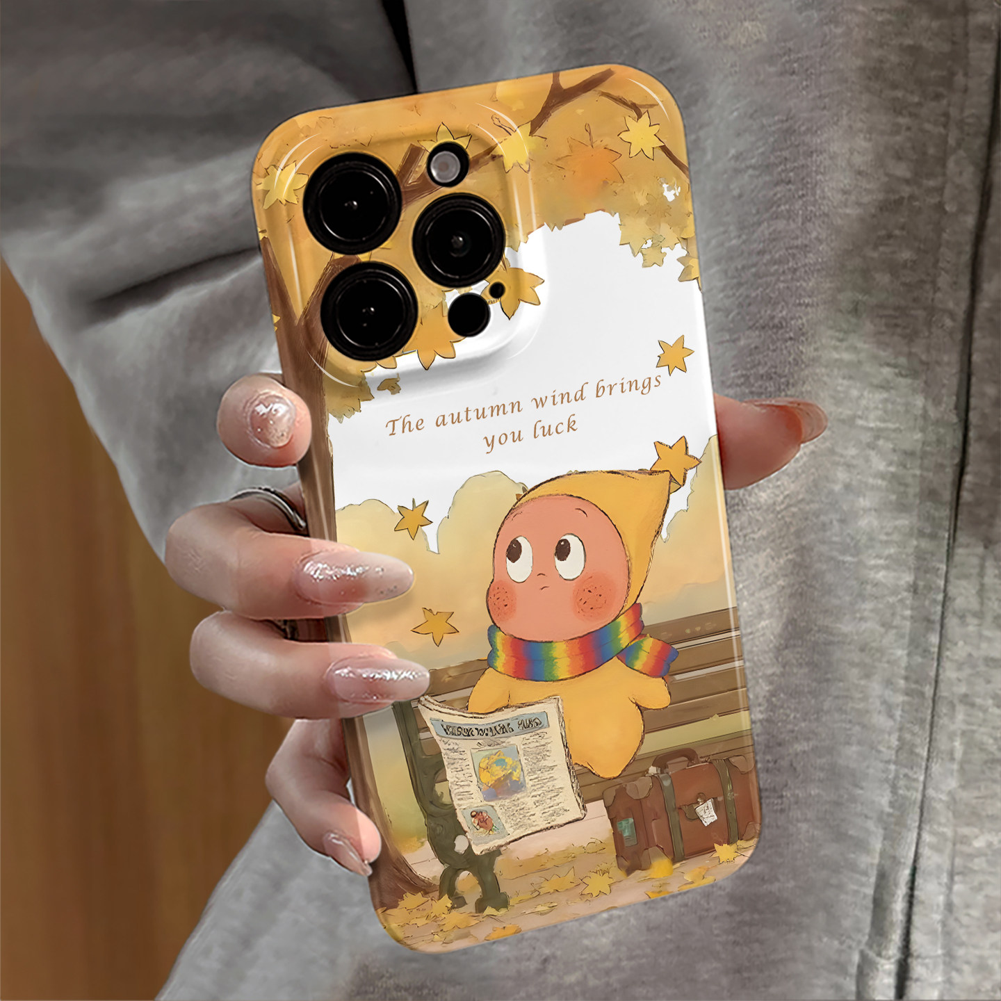 适用苹果17promax手机壳iPhone16pro个性ip15pro新款14华为13小米12防摔套oppo秋天星星人红米11全包vivo荣耀