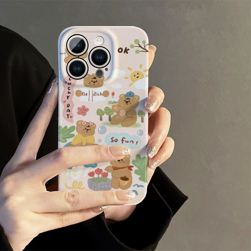 ins风日韩菲林壳苹果手机壳