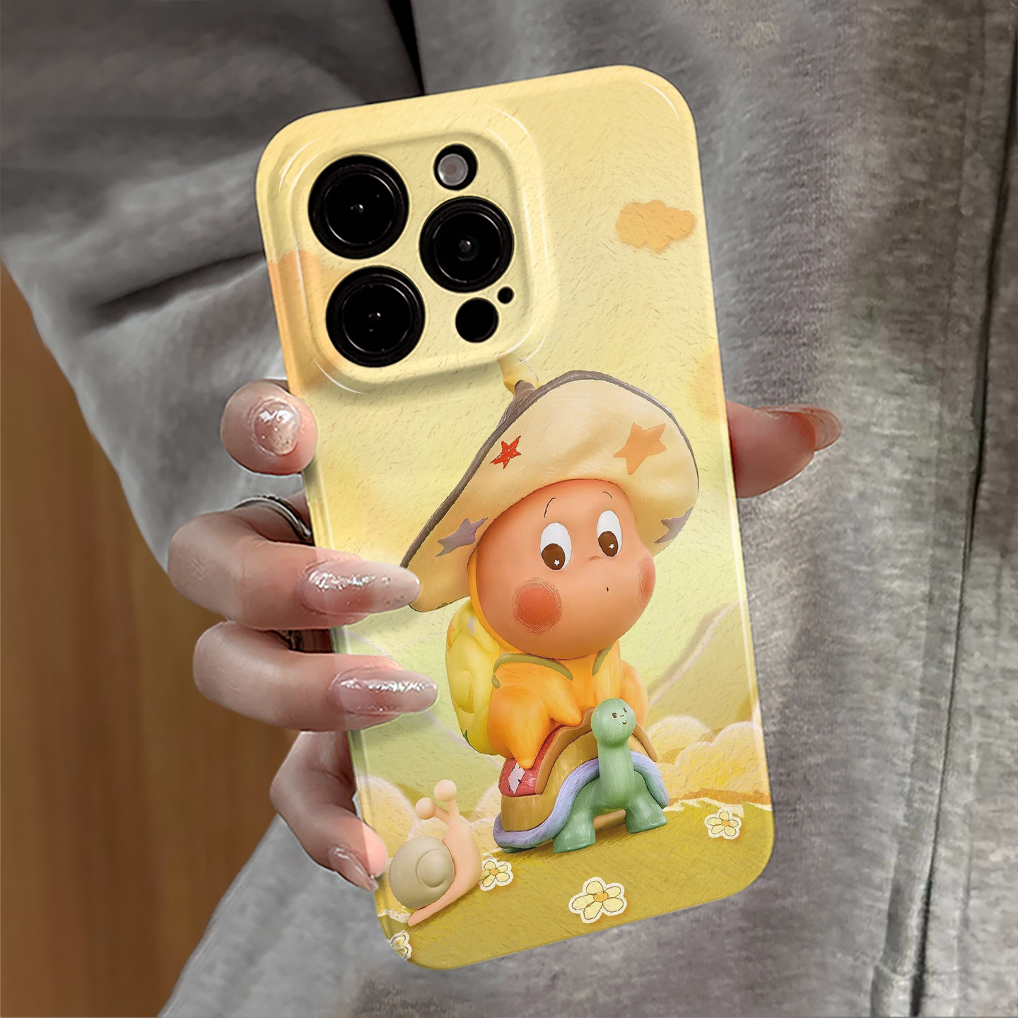 乌龟星星人适用苹果16promax手机壳iPhone17pro卡通ip15pro新款13潮牌14防摔套12华为oppo荣耀11小米vivo红米