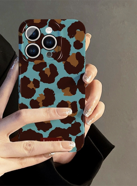 适用华为p50手机壳新款pura70情侣p60菲林壳nova5/6/7/8/9蓝棕豹纹pro+小众nova12高级se防摔保护套p30外壳