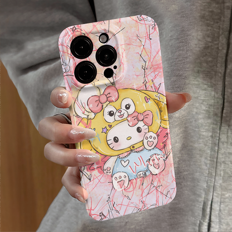 适用苹果16promax手机壳女iPhone15pro新款14卡通mate华为16e红米13可爱kt猫oppo小米xsmax防摔vivo套12荣耀1