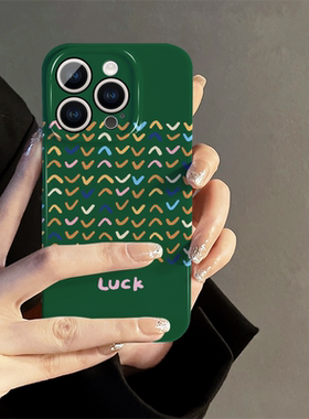 适用oppofindx8手机壳女findx7pro新款简约一加12创意k12x高级pro+幸运绿色1+11真我13薄12防摔gtneo菲林k11