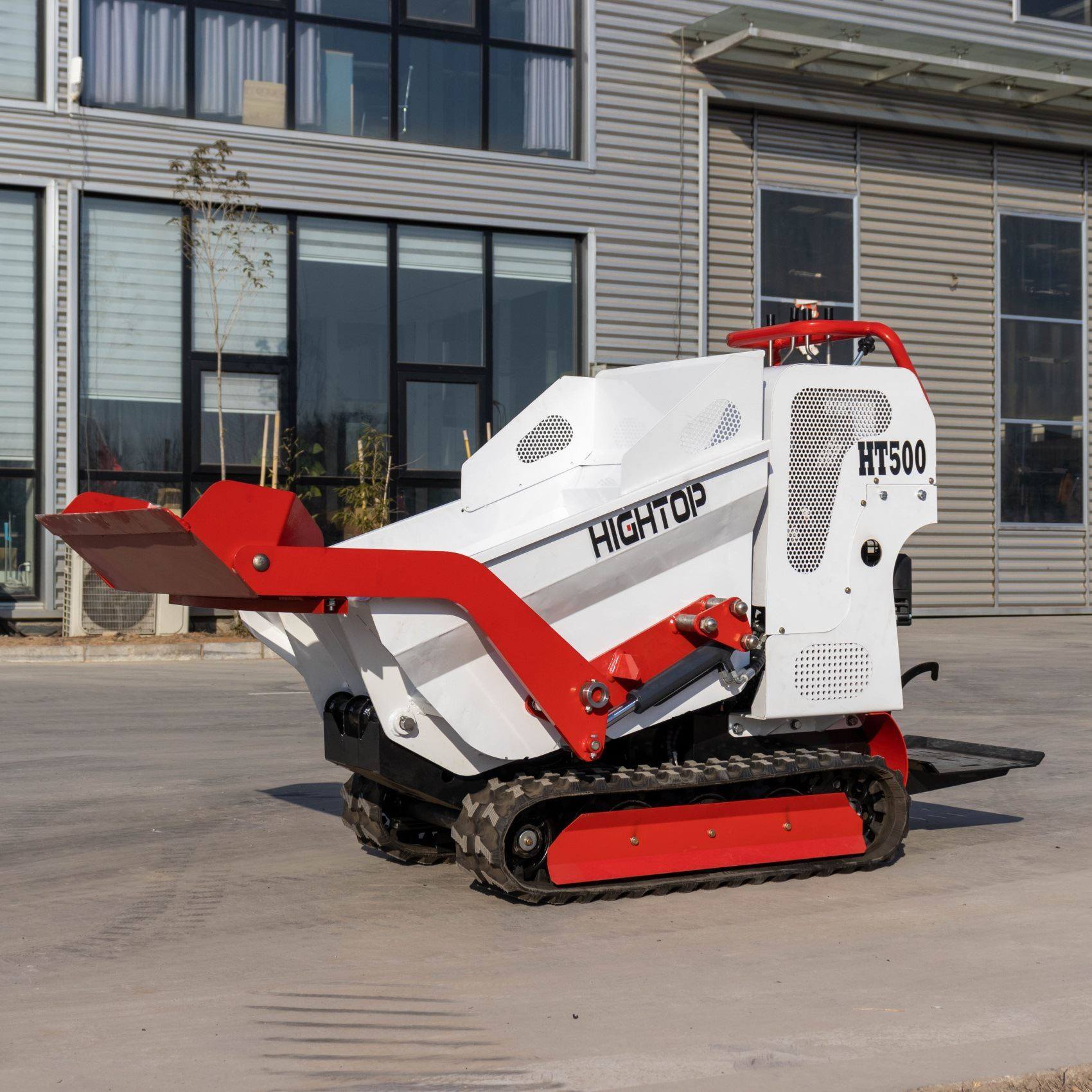 海拓工厂小型履带自卸车 多功能履带dumper 出口波兰燃油自卸车