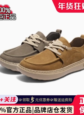 专柜正品百丽2025秋新款男鞋厚底真牛皮休闲鞋男士工装鞋8VD01CM5