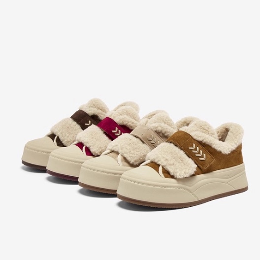 专柜正品百思图2025冬新款女鞋毛毛鞋时尚加绒保暖休闲鞋E1802DM5