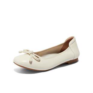 浅口单鞋 森达蛋卷鞋 舒适平底晚晚鞋 2024秋商场同款 VUMQ7CQ4 女鞋