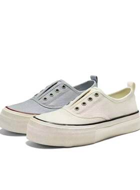 专柜正品百丽航海家鞋女2026春款免系带一脚蹬休闲鞋B3037AM6