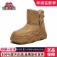 专柜正品 雪地靴厚底女短靴X1596DD4 商场同款 百思图2024冬季 新款