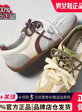 专柜正品百丽2026夏季新款女鞋薄底赛车德训鞋运动休闲鞋F4K1DBM6