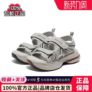 透气沙滩鞋 百丽女鞋 新款 2025夏季 D6Q1DBL5 子厚底运动老爹凉鞋