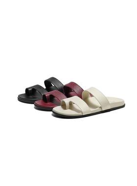 专柜正品百丽2026夏款女92系列柔软羊皮勃肯鞋休闲拖鞋H8001BT6