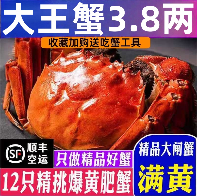【顺丰空运鲜活到家】全母大闸蟹