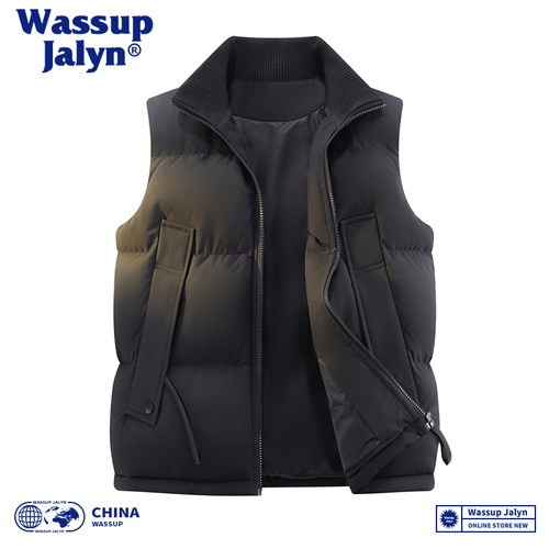 秋冬季宽松型黑色加厚青少年拉链