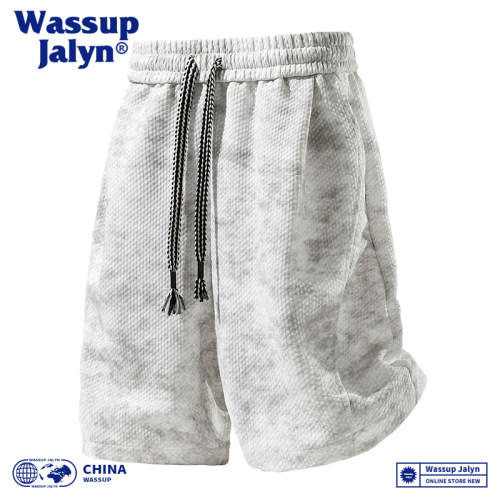 WASSUPJALYN夏季男士五分短裤
