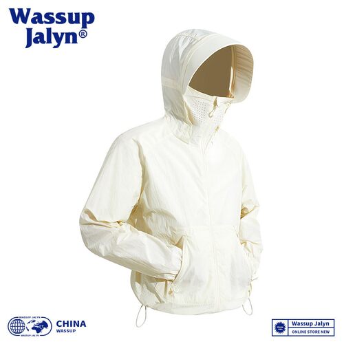 WASSUP JALYN防晒衣男士夏季户外防紫外线防晒服女冰丝速干薄外套