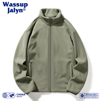 WASSUP JALYN摇粒绒外套男女秋冬新款加绒加厚保暖抓绒冲锋衣内胆