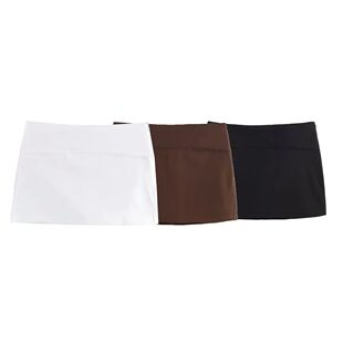 color casual for 半身裙女 women skirt Solid fit 纯色修身 slim