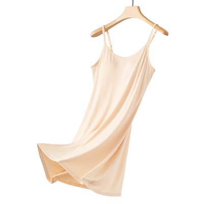 莫代尔带胸垫内衬打底吊带裙内搭