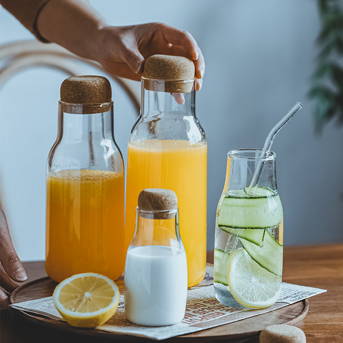 民宿餐饮果汁牛奶玻璃储物罐