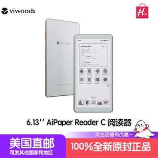 VIWOODS AiPaper Reader C 彩屏6.13 寸电子阅读器护眼美国直邮