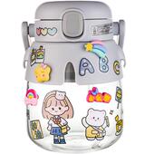 厂家水杯大容量玻璃杯耐热防爆耐高温吸管杯子女高颜值大肚杯2023