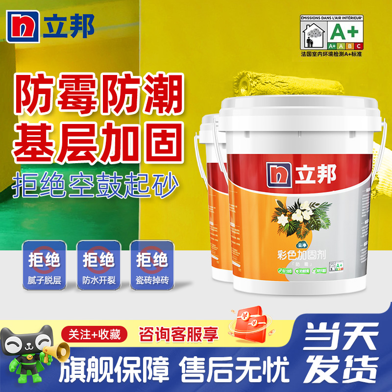 立邦云净防霉彩色墙固房屋通用